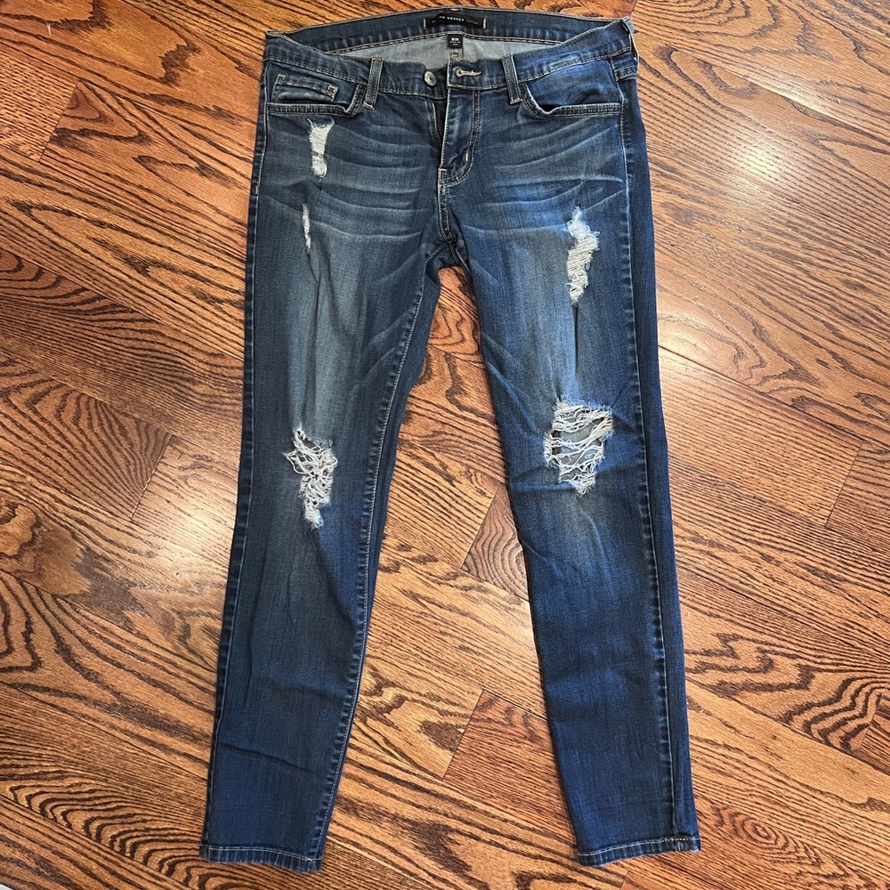 Flying Monkey Distressed Skinny Jean
